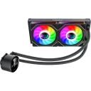 Gamemax protsessori vedelikjahutus ICEBURG 240 DIGITAL BK, 58.8 cfm, TDP kuni 245W, 800-1800 rpm, 4-pin PWM, 36.9 dBA