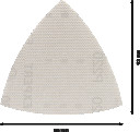 Ekspertu slīpē&scaron;anas tīkls M480, uzlabota putekļu samazinā&scaron;ana, 93x93 mm, 220 grauds, 2608900721, BOSCH