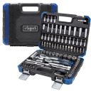 Tool Set, SCHEPPACH, SCH-4941-5DS, 94 pcs, 1/4" and 3/8" connections, plastic case