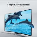 Vention HDMI kabelis AAIBD 0.5m, 18 Gbit/s, 4.5 mm skersmu, 3D, 4K, juodas, 2 x HDMI A vyri&scaron;ki jungtys