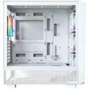 Montech Korpus X5 (W), Midi Tower, 1xUSB 3.0, 3x140mm esiventilaatorit, 1x120mm tagumine ventilaator, RGB