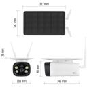 Emos IP kaamera MODEL H4056, 110&deg;, IP44, 8800 mAh, 3,5 W p&auml;ikesepaneel, seinakinnitus, &ouml;ine n&auml;gemine, salvestamisv&otilde;imekus