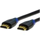 Logilink HDMI kabelis ar Ethernet CH0065, 7.5 m, 4096 x 2160, 60 Hz, zelta pārklājums, 3D atbalsts