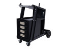 Сварочная тележка с ручкой, 4 выдвижными ящиками, колёсами и отделением для баллона 70.5&times;70.5&times;40 см G80088 GEKO