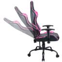Subsonic Spēļu krēsls SA5609-PP, 14.5kg, 125kg, 53cm, 123-133cm, 2D roku balsti, regulējama atzveltne, eko āda