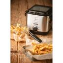 Mesko Frit&uuml;&uuml;ri MS 4910, 900 W, 1.5 L, H&otilde;be, Reguleeritav termostaat, T&otilde;stetav korv