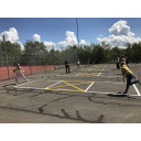 Ielu Rakešu Komplekts, 2 koka raketes, 2 bumbas, 3 ielu krītiņi, R991075, SCHILDKRÖT®