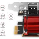 Axagon сетевая карта PCEE-G25 2.5G 1порт, Realtek RTL8125B, PCIe 2.1, 2500 Мбит/с, SP и LP, Plug and Play, поддержка VLAN
