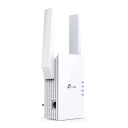 Wi-Fi tinklo stiprintuvas AX1800 802.11ax dviejų dažnių RE605X 1201 Mbps (5 GHz) 574 Mbps (2.4 GHz) 1&times;Gigabit LAN 2 antenos Baltas TP-Link