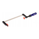 F-klipsa skrūve 120x500mm, tērauds, ergonomisks koka rokturis, AW20157, AWTOOLS