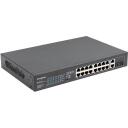 Lanberg L&uuml;liti RSFE-16P-2C-250, 16x100MB, 2xCombo, 250W, haldamatu, Gigabit Ethernet, IP20, 1U