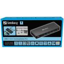 Sandberg USB-C 13in1 dokkija Pro 136-61, 100W, 2xHDMI, 1xDP, 3xUSB 3.0, 1xUSB-C 3.1, 1xRJ45, 1xAudio, 1xSD, 1xMicroSD