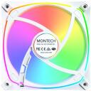 Montech Korpusinis ventiliatorius AX120 PRO WHITE 3 IN 1, 120mm, 12V, 3 ventiliatoriai, 1600RPM, 72.3cfm, 1.85mmH2O, baltas