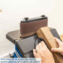 Svārsta vārpstas lentes slīpma&scaron;īna OSM600, Scheppach, 5903409901, 465 x 435 x 470 mm, 400 x 407 mm, 330 mm, 2000 apgr./min, 16 mm, 13 /19 /26 /38 /51 mm, 13,7 kg, 230 V Ieeja: 0,45 kW