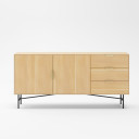 Kumode BASSEL 160x40H75cm, 3D melamīns 20133