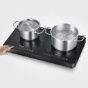 Severin Indukcijas virsma DK 001027, 3400W, 2 plāksnes, temperatūra 60-240&deg;C, skārienvadība, 180 min taimeris