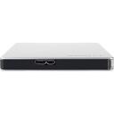 Toshiba Внешний жесткий диск Slim HDTD320ES3EA, 2000 ГБ, 2.5", USB 3.2 Gen 1, Серебристый, аутентификация паролем, NTFS формат