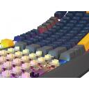 Genesis THOR 230 mehāniskā spēļu klaviatūra NKG-2163, USB, Outemu Panda, RGB, 25 apgaismojuma režīmi, TKL