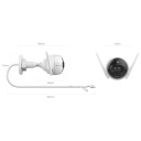 Ezviz C3X CS-C3X, 2MP, 106&deg; (diagonaal), 1920 &times; 1080, IP67, AI liikumise tuvastamine, kahepoolsed helid, v&auml;rviline &ouml;&ouml;n&auml;gemine