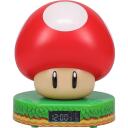 Paladone Super Mushroom digitālais modinātājs PP10064NN, 13,7cm, USB, LCD, trauksme, apgaismojums