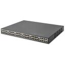 Digitus PoE inžektors DN-95117, 370 W, 24 x RJ-45, AC 100-240 V, 19" - 1U, melns