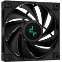 Deepcool кулер для процессора AK400 ZERO DARK R-AK400-BKNNMN-G-2, 66,47 cfm, 220 W, 4 тепловые трубки, 29 дБ, 500-1850 RPM