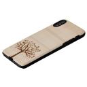 Man&Wood nutitelefoni kate M8062B, 73x143x9,8mm, 20g, naturaalne puit, pol&uuml;karbonaat, Apple iPhone XS/X, 5.8''