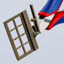 Precizitātes knaibles, KNIPEX, 64 52 115, 12 mm grie&scaron;anas mala, 70 g, DIN ISO 9654