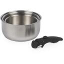 Russell Hobbs Kastroļu komplekts RH04034, sudraba, nerūsējo&scaron;ais tērauds, noņemams rokturis, 4 gab.