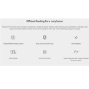 Ezviz T55 CS-T55 Viedais Mājas Universālais Radiatoru Termostats A3 Centrālmezglam Balts