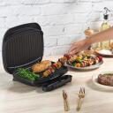 Petra Veselības grils PT4366MBLKVDE, 1000W, 260x160mm, nepiedego&scaron;a virsma, regulējams termostats, 1 grilē&scaron;anas pozīcija
