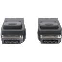 Digitus DisplejaPorta kabelis AK-340106-010-S, 1m, 4K atbalsts, 8K atbalsts, HDCP atbilstība, bloķējams savienotājs