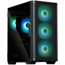 Zalman M4 ARGB x4 Black, M4 Black, 2x2,5'', 1x3,5'', 4 ventilaatorit, RGB, karastatud klaas, must