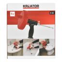 Дренажный бур пистолет 5м, KREATOR, KRTH50304, Длина: 5000 мм, Диаметр: 5 мм