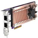Qnap tīkla adapteris QM2-2P2G2T, 2 x 2.5GBASE-T, PCIe, 2500 Mbit/s, 152.65 mm, 68.9 mm, 20.6 mm