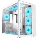 Gamemax Korpus INFINITY WH, 7,5kg, ATX, 7 laiendusslotti, 1x USB 3.0, 1x USB-C, 1x k&otilde;rvaklapid, 6 sisemised pesad