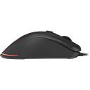 Genesis spēļu pele Krypton 200 NMG-1713, 6400 DPI, 6 pogas, RGB apgaismojums, USB, ergonomisks dizains
