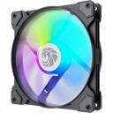 Gamemax Korpuse Ventilaator FN14A-S5, 140mm, 600-1400rpm, 30dBA, 3-pin ARGB &uuml;hendus, H&uuml;drauliline laager