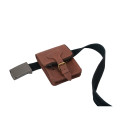 Jostas soma 'Belt Safe', dabīgā āda, 10,5x14x6 cm, R103420, BasicNature