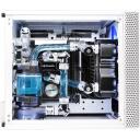 Thermaltake PC korpus Core V1 MiniITX Window - Snow Edition CA-1B8-00S6WN-01, 20cm ventilaator, valge, 2x USB 3.0, 4 ketta pesa