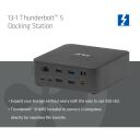 Club3D dokstacija CSV-2562, 180W, 2x HDMI 8K60Hz, 3x USB 2.0, 3x USB 3.2, 1x Thunderbolt 5, 120Gbit/s