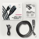 Axagon USB kaabel ADR-310, 10m, aktiivne, USB 3.2 A-M kuni A-F, toitevalik