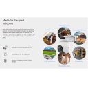 Ezviz EB8 4G CS-EB8-3MP-4GA Āra 3MP 2K Sfēriskā IP Pan & Tilt 360° Akumulatora Kamera MicroSD / Nakts Redzamība Balta