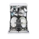 Candy Dishwasher | CF 5C4F0PW | Free standing | Width 59.7 cm | Number of place settings 15 | Number of programs 8 | Energy efficiency class C | Display | AquaStop function | White