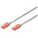 Digitus patch kabelis DK-1617-050, 5m, Cat6, RJ-45, halogēnu nesaturo&scaron;s, veidots, aizsardzība pret saliek&scaron;anos