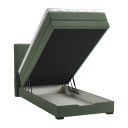 Kontinentālā gulta JEEP 90x200cm, zaļa 86103