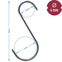 S formos kabliai rūkymui BROWIN 311325 150 mm, fi 4 mm, 5 vnt.