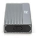 Digitus SDD cietā diska korpuss DA-71120-1, 10 Gbit/s, USB-C 3.1 (Gen 2), M.2 NVMe, 1 x iek&scaron;ējais, alumīnijs