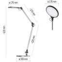 Emos LED настольная лампа KAREN Z7615, 9,2 Вт, 640 лм, 220&ndash;240 В, IP20, 3 цвета света, 1,3 м кабель питания