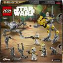 Lego Konstruktors 327. klona zvaigžņu kareivju kaujas paka 75431, 258 gab., plastmasa, 7 g. un vecākiem
